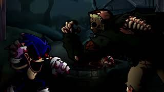 You Cant Run x Drowned Memoirs  Sonicexe vs Jason Voorhees  FNF Mashup [upl. by Marzi]