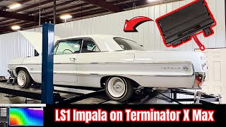 Dyno tuning an LS1 1964 Impala on Holley Terminator X V3 [upl. by Tenenbaum]