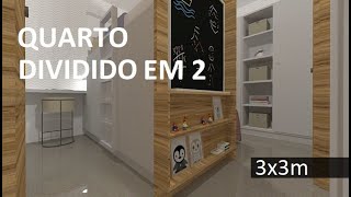 QUARTO 3x3 DIVIDIDO em 2 [upl. by Posehn645]