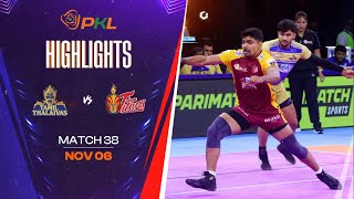 Match Highlights Tamil Thalaivas vs Telugu Titans  November 6  PKL Season 11 [upl. by Cinamod]