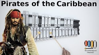 🏴‍☠️ Pirates Of The Caribbean🏴‍☠️ on the Glockenspiel BELLs [upl. by Coltin]