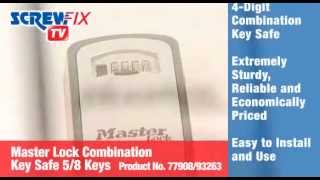 Screwfix Master Lock Combination Key Safe [upl. by Enelkcaj]