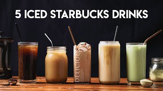 5 Iced Starbucks Drinks That You Can Easily Make At Home [upl. by Llatsyrk]