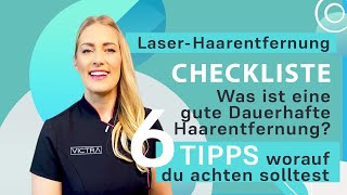 Checkliste Dauerhafte Haarentfernung 6 wichtige Tipps [upl. by Arikat]