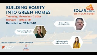 Building Equity into Green Homes [upl. by Aramot589]