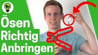 Ösen Anbringen Zange ✅ GENIALE ANLEITUNG Wie Prym Vario Ösenzange Benutzen amp in Stoff Einschlagen [upl. by Ludvig]