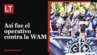 Así fue el operativo contra la WAM por homicidio de comunero [upl. by Primrosa72]