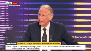 Le 8h30 FranceInfo de Dominique De Villepin jeudi 7 novembre 2024 [upl. by Larcher]