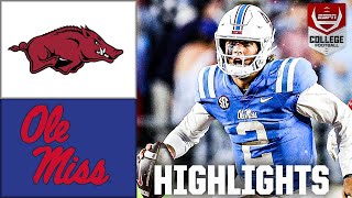 Arkansas Razorbacks vs Ole Miss Rebels  Full Game Highlights [upl. by Niamor898]