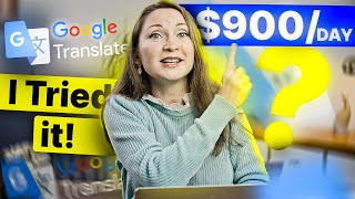 I TRIED Making 28 Every 10 Minutes with Google Translate My RESULTS [upl. by Neersin]