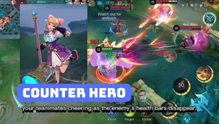 quotCounter Hanabi amp Chang’e with Lolita’s shield then stun for the win 💥 MLBB LolitaTipsquot [upl. by Nivrem]