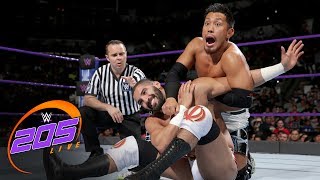 Akira Tozawa vs Ariya Daivari WWE 205 Live July 11 2017 [upl. by Onabru686]