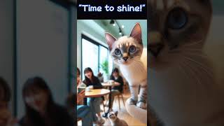 Whisker Wars at the Cat Café Feline Rivals Compete for Customer Attention in a Cozy Café Showdown [upl. by Edas]