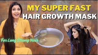 My Super Fast Hair Growth Mask For Long Hair  Ghazal Siddique [upl. by Ahsii]