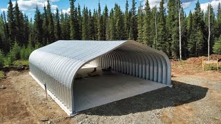 We Complete the Quonset Hut Workshop  7000 Bolts Done [upl. by Bough]