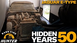 Resurrecting a Jaguar EType amp Discovering Missing Parts Inside  Barn Find Hunter [upl. by Wieren]