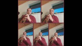 Fanfare Rondeau by JJ Mouret for trumpet quintet [upl. by Courtenay]