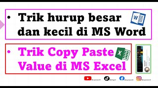 Trik Cepat di Excel dan Word [upl. by Emirej]