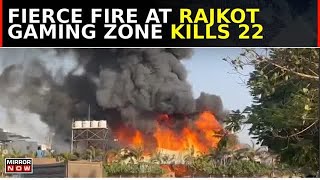 Gujarat Rajkot Game Zone Fire Kills 22 Including Children  Horrific Visuals On Cam  Latest News [upl. by Reffotsirhc517]