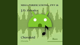 Missa Purificationis ZWV 16 Qui tollis Voice with metronome [upl. by Filippo318]