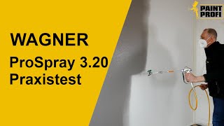 WAGNER ProSpray 320 Praxistest  Airless Farbsprühgerät  PaintProfi [upl. by Cher]