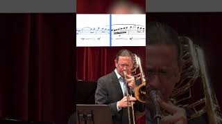 Holding the tension until the Last second  George Curran plays The Overton Window for bass trombone [upl. by Eimma]