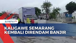 Pantura Kaligawe Semarang Banjir Sejumlah Kendaraan Mogok [upl. by Stillas239]