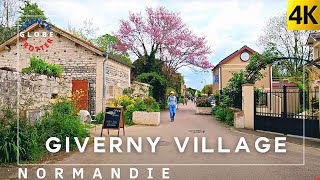 🇫🇷 France GIVERNY VILLAGE🌷Rue Claude Monet Complete 4K Beautiful French Countryside Walk [upl. by Amir]