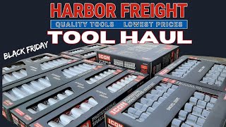 Black Friday Deals Harbor Freight ICON Tool Haul [upl. by Anaejer315]