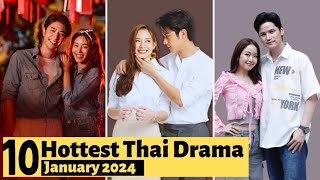 10 Hottest Thai Lakorn to watch in January 2024  Thai Drama 2024 [upl. by Johnna]