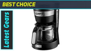 DeLonghi ICM14011J Black Drip Coffee Maker The Perfect Addition to Your Morning Routine [upl. by Aivatnuahs]