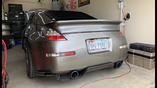 350Z  Z Update and Spoiler Install [upl. by Silma734]