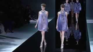 Giorgio Armani Primavera Estate 2014 sfilate Milano [upl. by Alli]