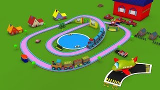 train cartoon  train cartoon for children  cartoon train  train  chu chu train [upl. by Aniala]