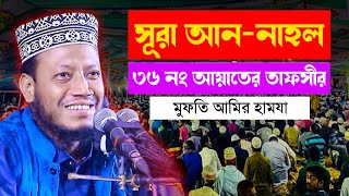 সূরা আননাহলের তাফসীর  মুফতি আমির হামযা  Mufti Amir Hamza [upl. by Kcirdef695]