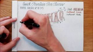 Jinhao 159 Quick Fountain Pen Review [upl. by Teevens]