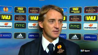 Roberto Mancini Post Match Interview  Inter Milan 10 Celtic 26 02 2015 [upl. by Kiona]