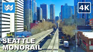 4K SEATTLE MONORAIL POV RIDE  Seattle Center to Westlake Center in Downtown Seattle WA USA 2024 [upl. by Anihcak]