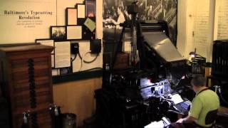 The Linotype  Work Baltimore Part 1 [upl. by Charmine]