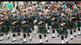 Top Ten Military Bagpipe Marching Tunes [upl. by Boswall]