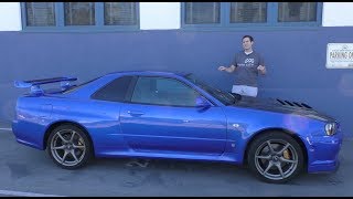 Heres a Tour of a USALegal R34 Nissan Skyline GTR [upl. by Larochelle]