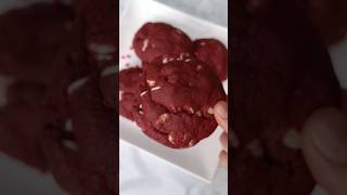 Galletas red velvet ❤️ galletas parati reposteria short reel viral sanvalenti recetafacil [upl. by Lramaj]