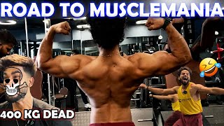 Road To Muscle Mania  Day 1 Back Workout  Fun Unlimited 🤣🤣 [upl. by Chrystel]