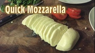 Making Quick Mozzarella at home [upl. by Rohpotsirhc]