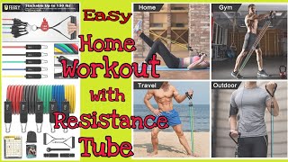 Unboxing of Fegsy Resistance tubeBand only at 1299Rs Home Work Out [upl. by Oicelem]