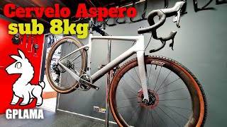 Sub 8kgs 2020 Cervélo Áspero Gravel bike Sram AXS Mullet Zipp 303 Firecrest Dream build [upl. by Zebe]