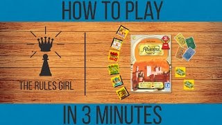 How to Play Alhambra in 3 Minutes  The Rules Girl [upl. by Joash]