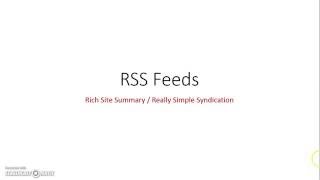 RSS Example [upl. by Zul]