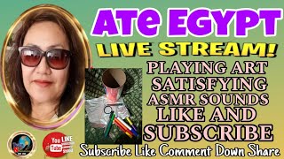 156lsPlaying ART w Foil Satisfying ASMR Soundssoundsoffoilartpenscisor rubberemptybox [upl. by Benni]