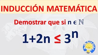 📌 DEMOSTRAR Desigualdad por INDUCCIÓN MATEMÁTICA  Juliana la Profe [upl. by Vin]